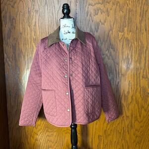 Bagatelle Quilted Jacket Womens Size L